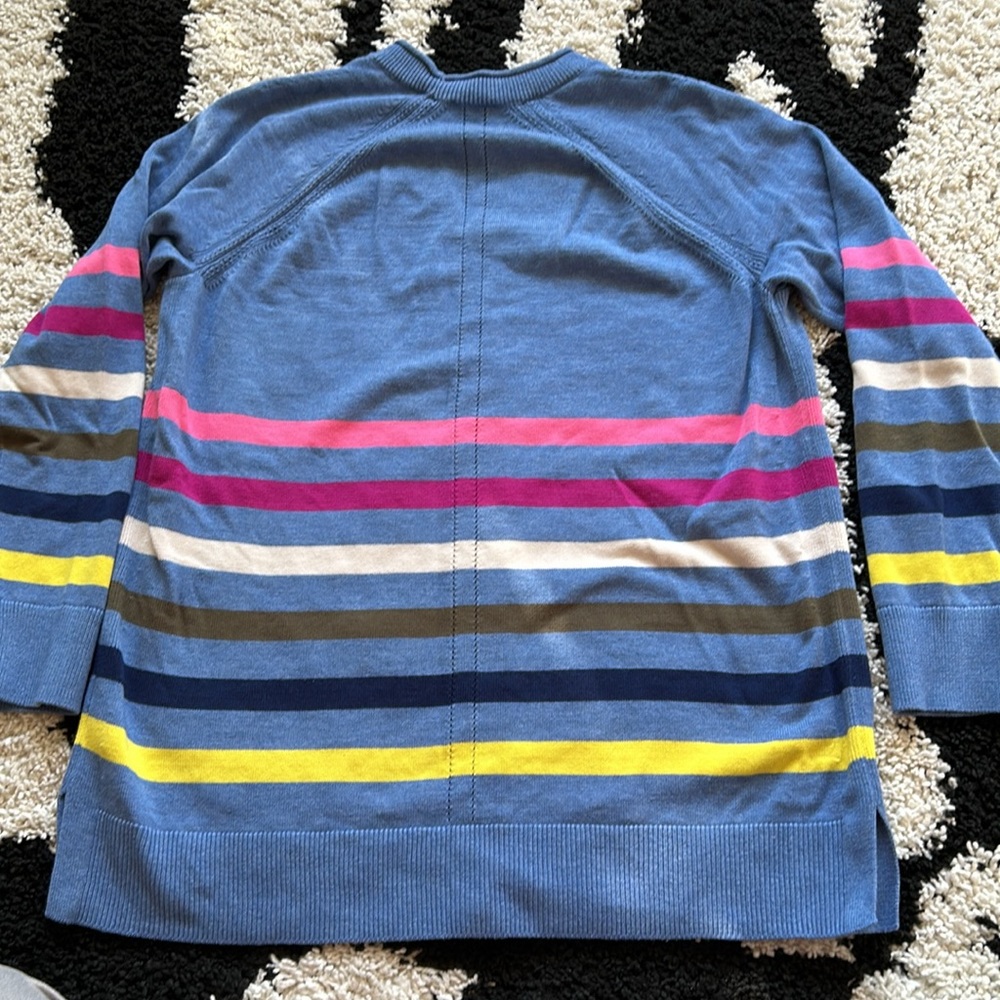 Talbots Cardigan Multicolored Top Size Medium - image 7